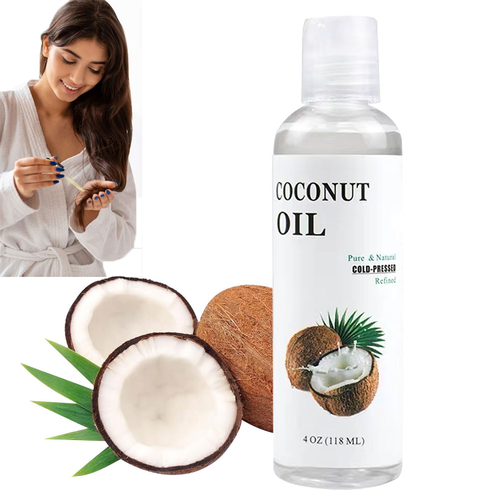 Coconut Oil Refined - 118 мл натуральное масло кокосов, увлажняющий