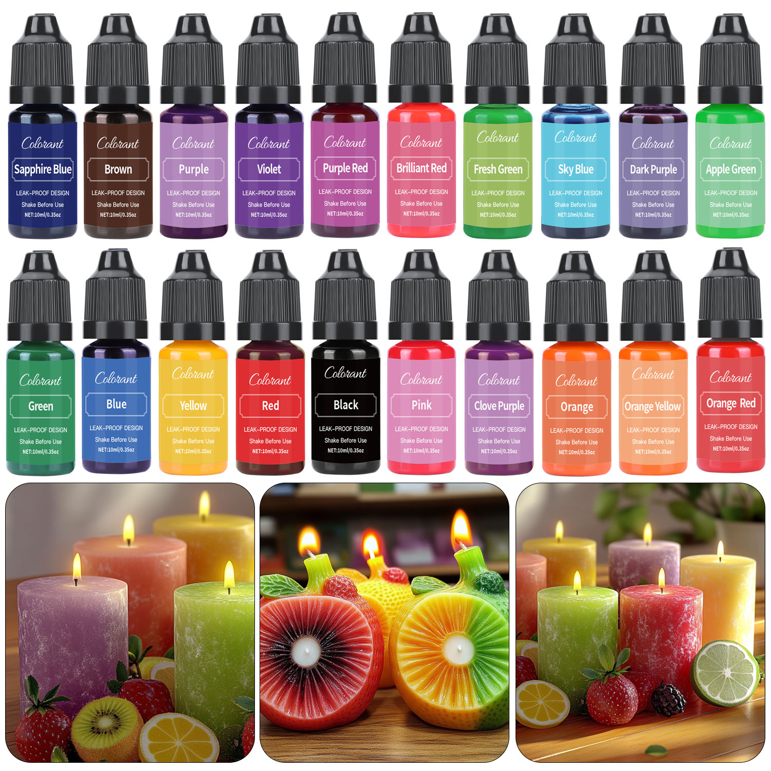 Soap Making Dye - Жидкая свечная краска для изготовления свечей