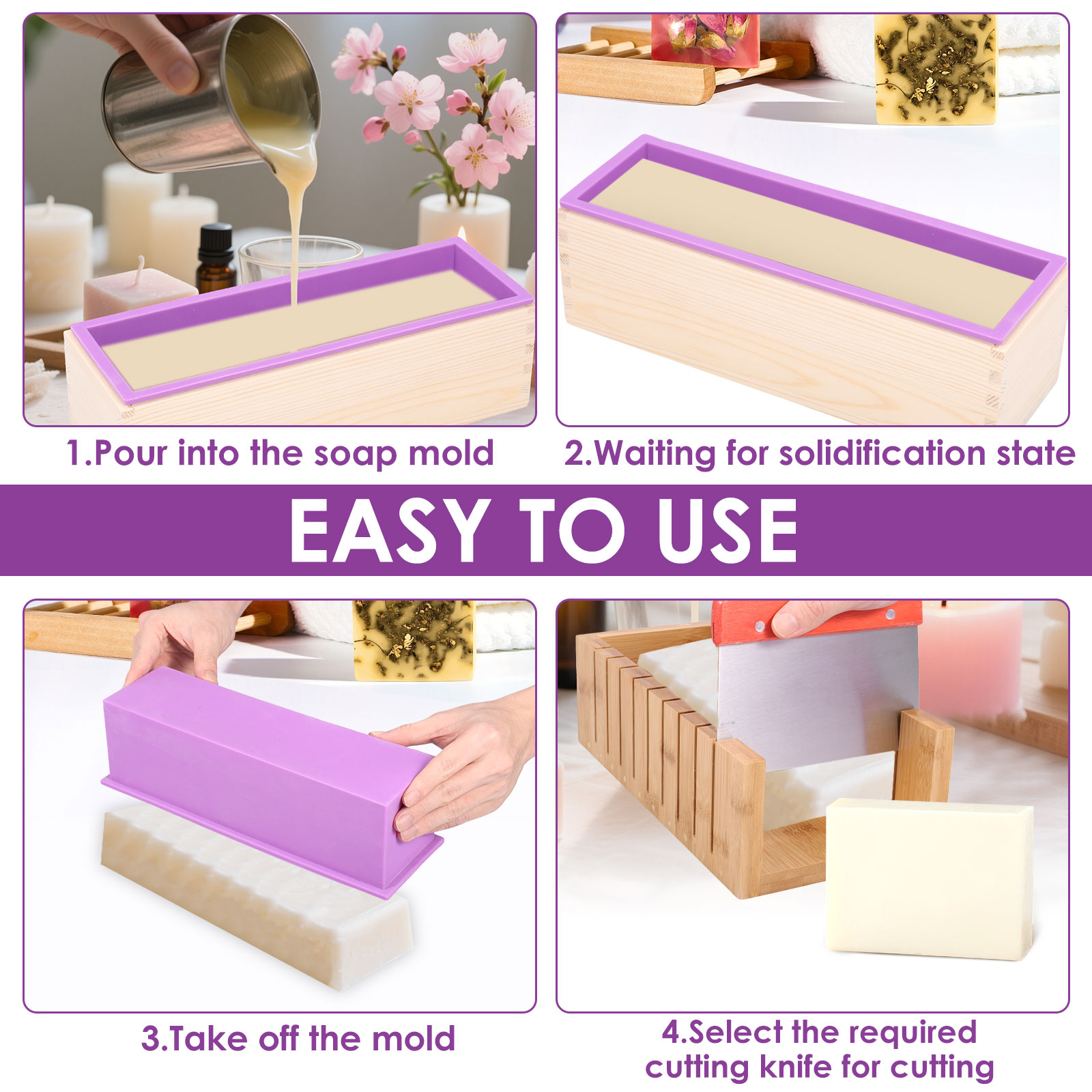 Набор форм для изготовления мы – обзор и цена Soap Making Starter Kit