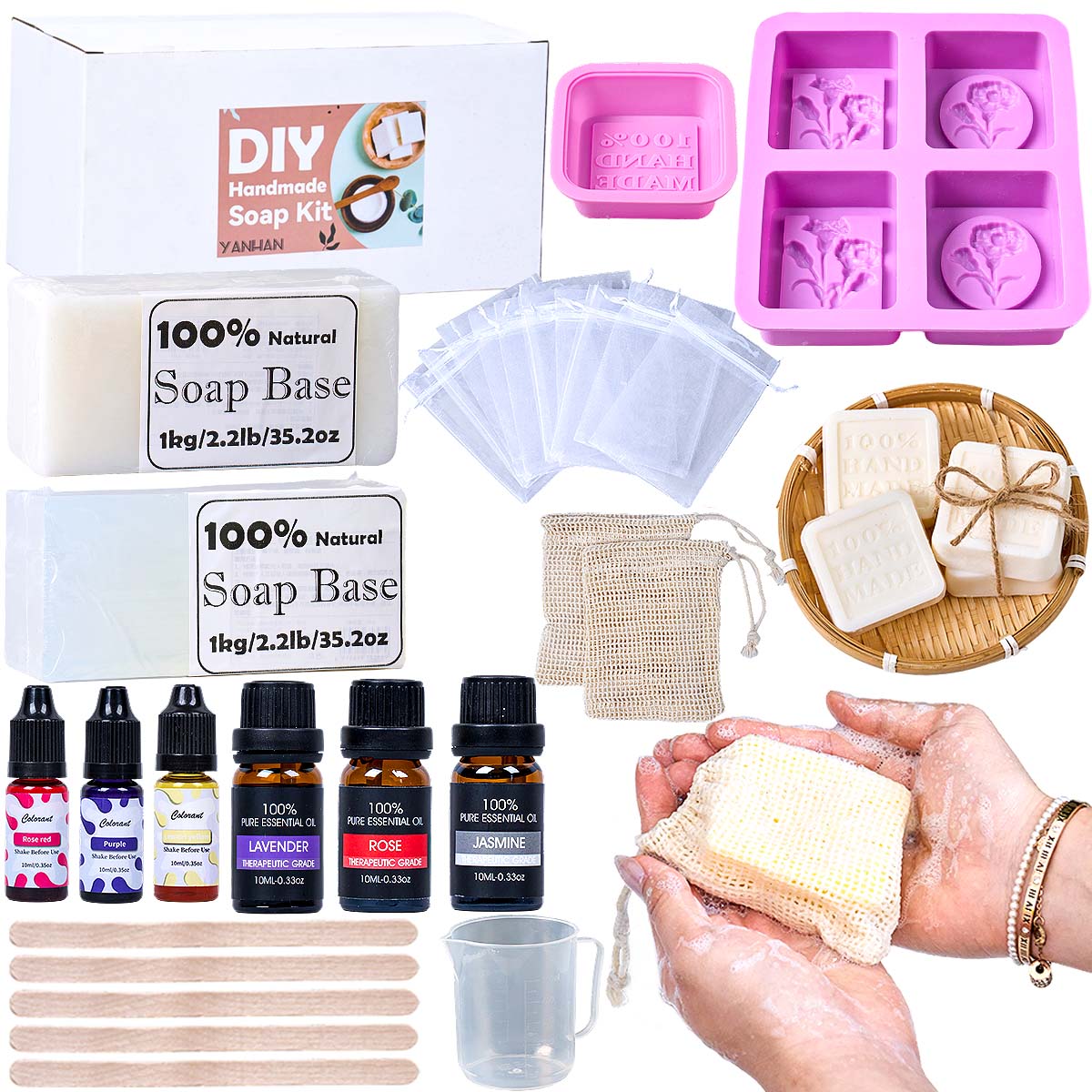 Набор для самостоятельного изг – обзор и цена Soap Making Starter Kit