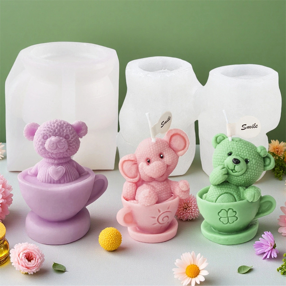 Мишка в чашке, силиконовая фор – обзор и цена Soap Making Jug
